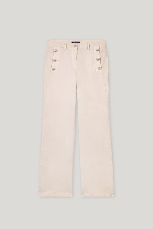 Luisa Cerano flared twill denim 628811