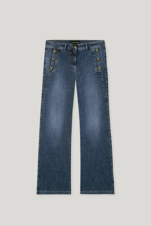 Luisa Cerano flared denim jeans 628811