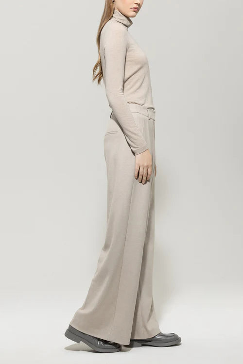 Luisa Cerano flannel wide leg trousers 628818