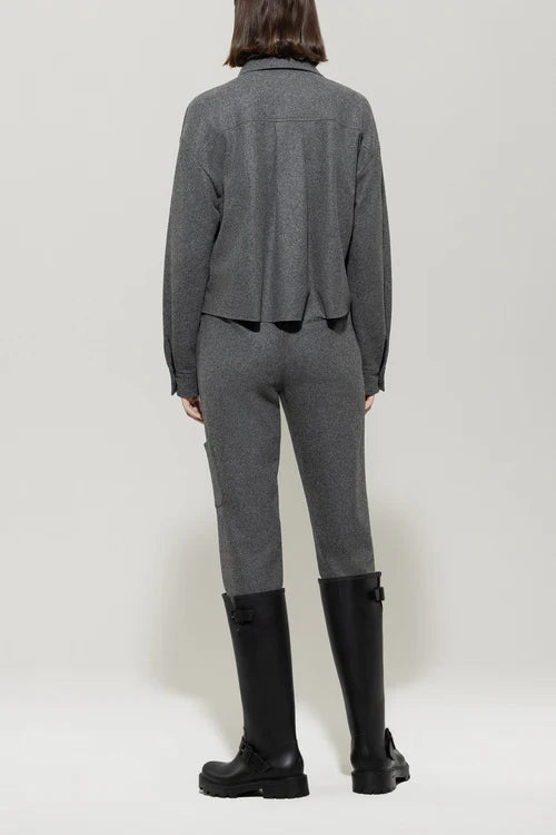 Luisa Cerano tapered flannel joggers 628833