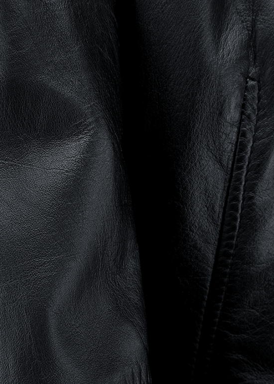 Riani Black Lamb Nappa Leather Jacket 631010