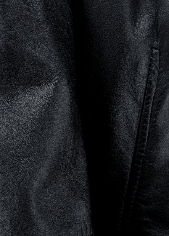 Riani Black Lamb Nappa Leather Jacket 631010