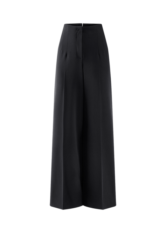 Riani Black Wide Leg Suit Trousers 633410