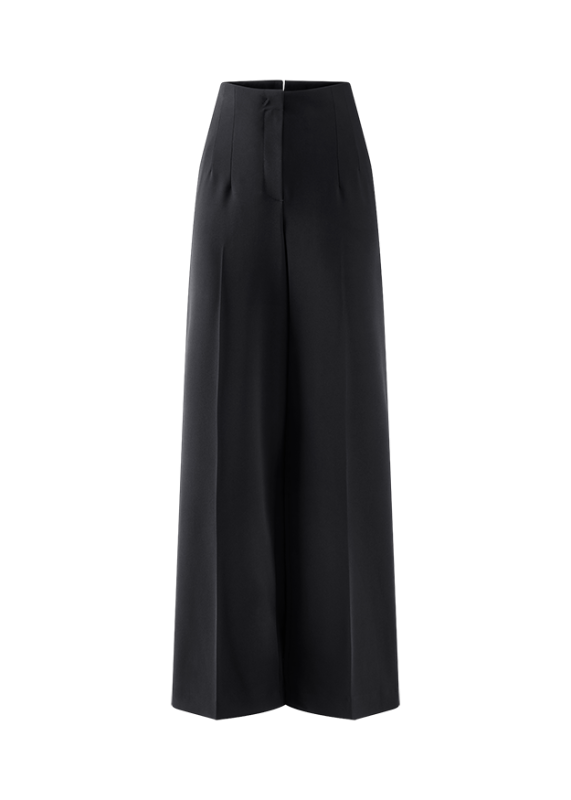 Riani Black Wide Leg Suit Trousers 633410