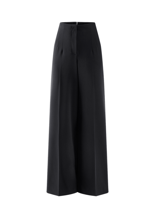 Riani Black Wide Leg Suit Trousers 633410