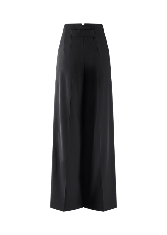 Riani Black Wide Leg Suit Trousers 633410