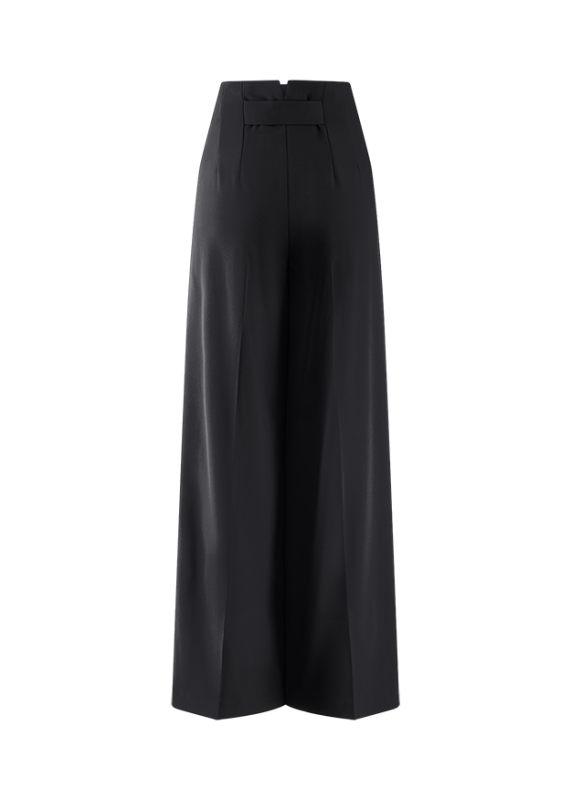 Riani Black Wide Leg Suit Trousers 633410