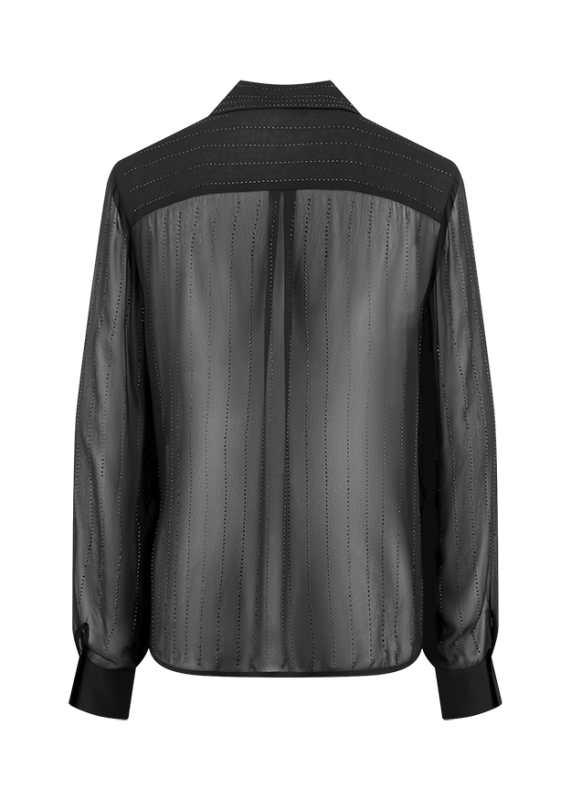 Riani Black Blouse with Rhinestone Details 635410