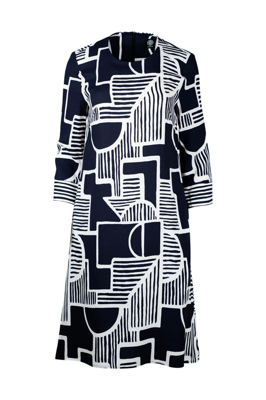 Faber patterned midi dress 63701