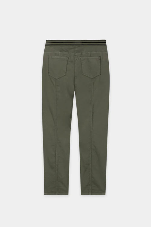 Luisa Cerano Khaki High-Stretch Skinny Denim