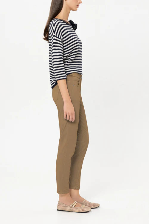 Luisa Cerano High Stretch Skinny Denim in Tobacco 637600