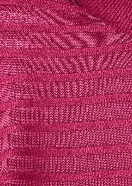 Riani Cerise High Collar Short Sleeve Top 637725