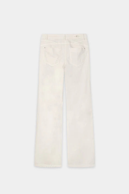 Luisa Cerano Milk Wide Leg Coloured Denim Jeans with Stretch 638900