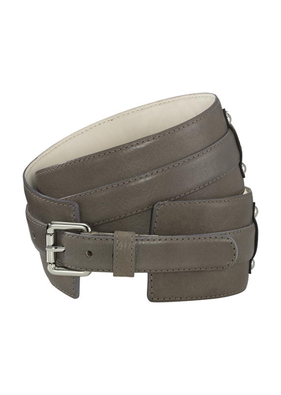Riani Dark Affogato Waist Belt in Nappa Leather 639440