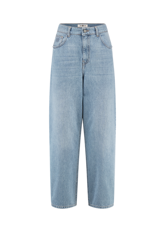 Riani Denim Blue Wide Leg Culotte Jeans