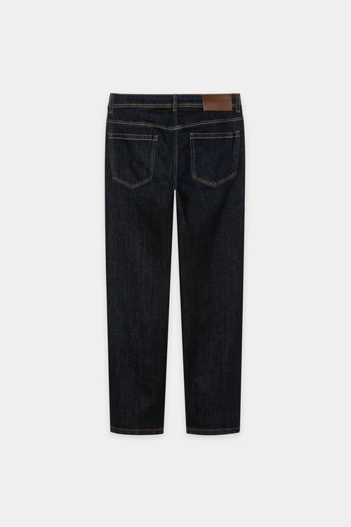 Luisa Cerano Dark Denim Slim Straight Leg Jeans