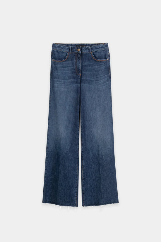 Luisa Cerano Denim Blue Authentic Bootcut Jeans