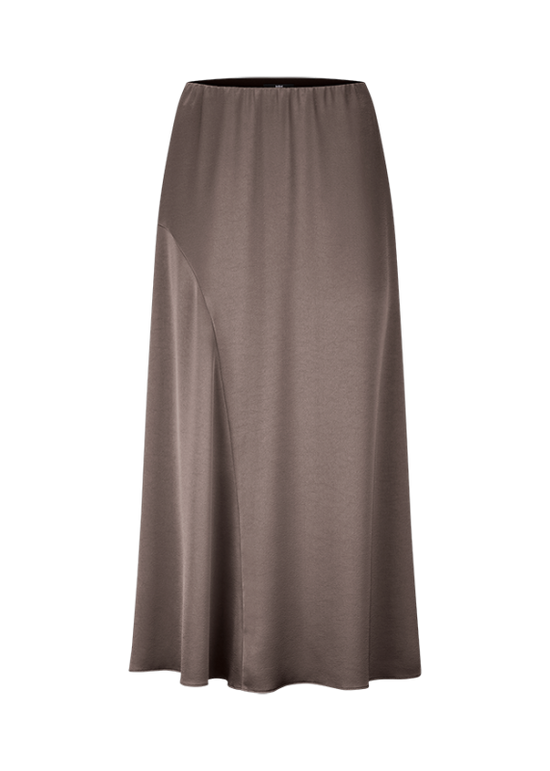 Riani Ash Satin Midi Skirt
