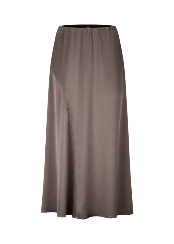 Riani Ash Satin Midi Skirt