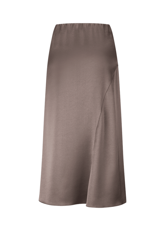Riani Ash Satin Midi Skirt