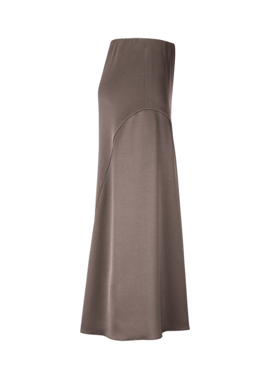 Riani Ash Satin Midi Skirt