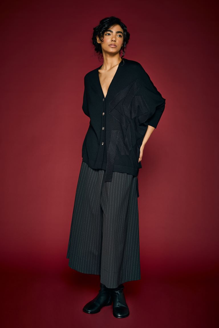 【希少】L.G.B archive long flare cardigan Isik Ozgur oversized cardigan 2633-07 - Jane Young