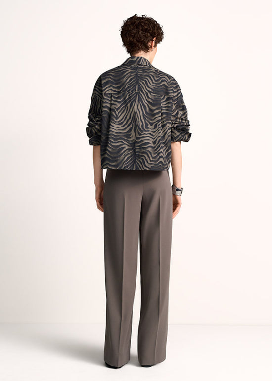 Riani Ash Coloured Zebra Print Shirt 