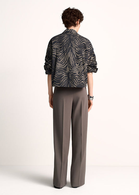 Riani Ash Coloured Zebra Print Shirt 