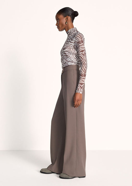 Riani Oat Patterned Long Sleeve Mesh Top 