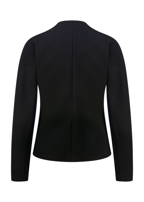 Riani Black Collarless Tailored Jacket