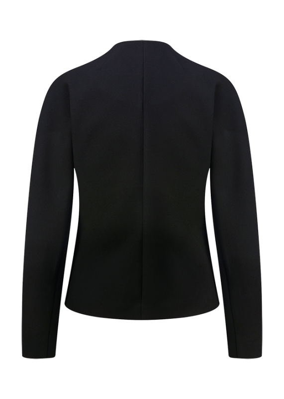 Riani Black Collarless Tailored Jacket