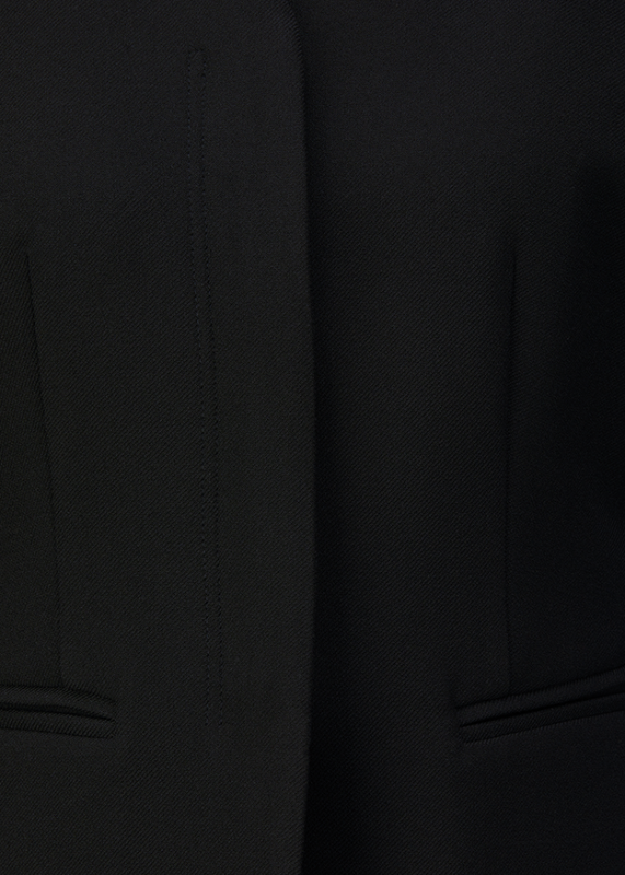 Riani Black Collarless Tailored Jacket