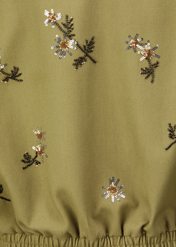 Riani Avocado Jacket with Sequin Embroidery