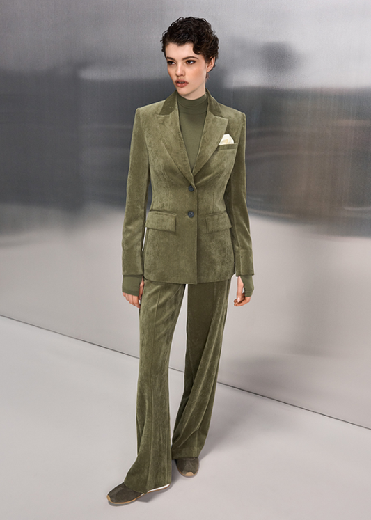 Riani Olive Fine Corduroy Jacket