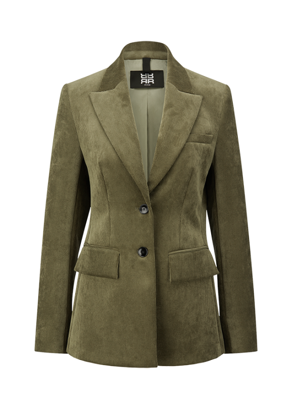 Riani Olive Fine Corduroy Jacket