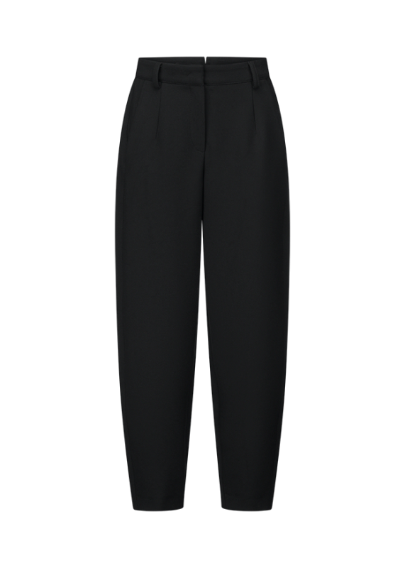 Riani Black Barrel Fit Trousers 683840