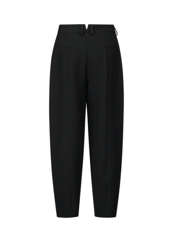 Riani Black Barrel Fit Trousers 683840