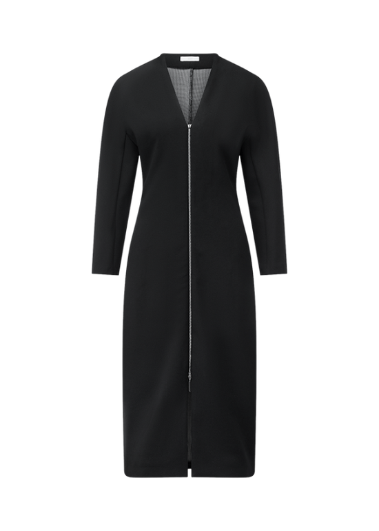 Riani Black Midi Dress With Zipper 686610