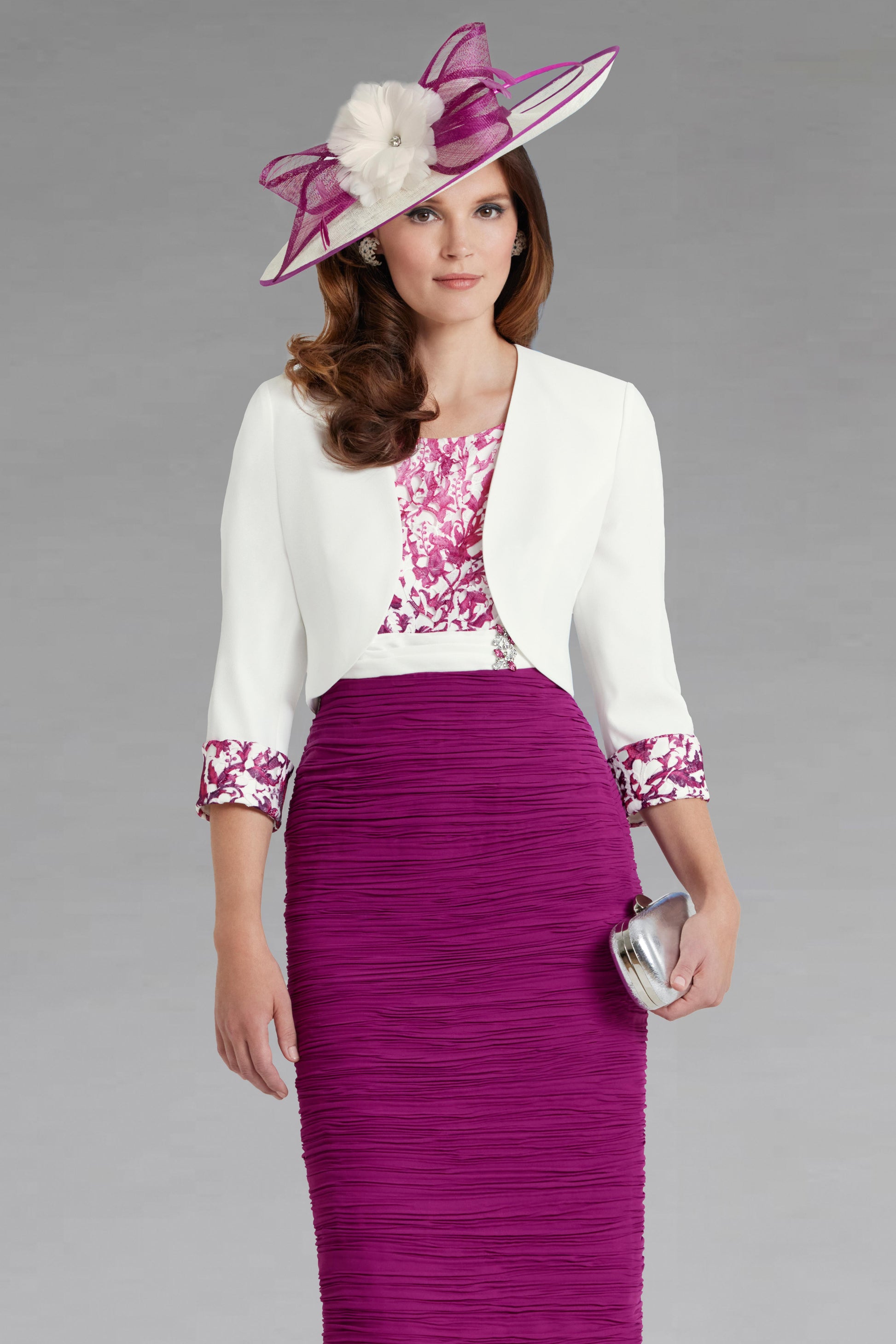 Condici Cherry Lace Bodice Dress & Jacket