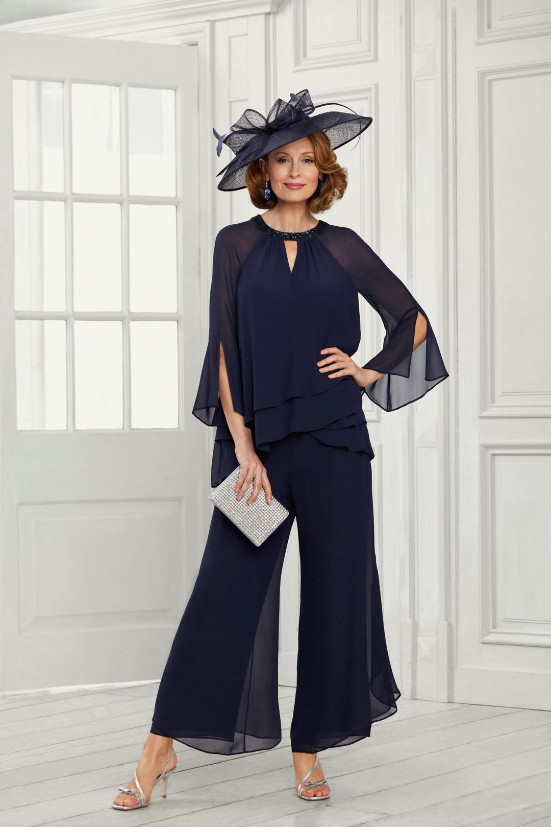 Condici Navy Trouser Suit
