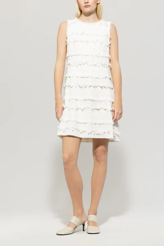 Luisa Cerano tweed shift dress 718557