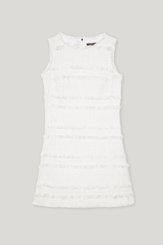 Luisa Cerano tweed shift dress 718557