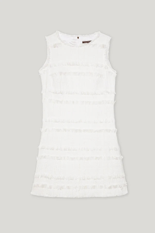 Luisa Cerano tweed shift dress 718557