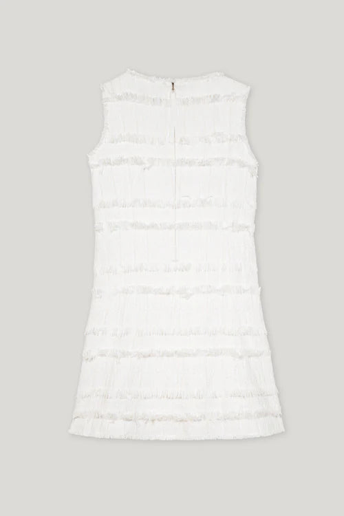 Luisa Cerano tweed shift dress 718557