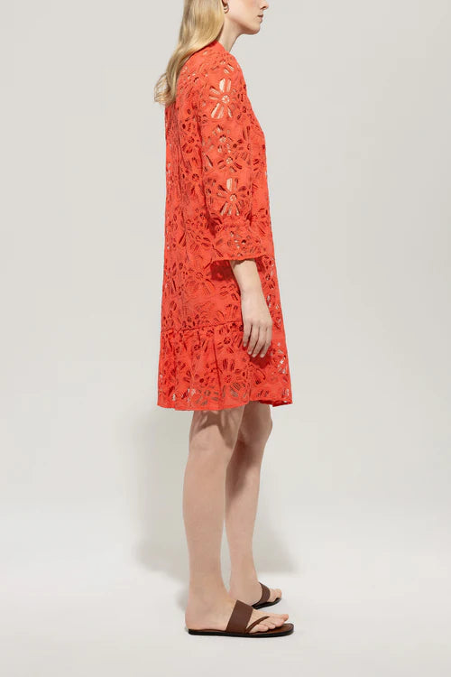 Luisa Cerano crochet shirt dress 718573