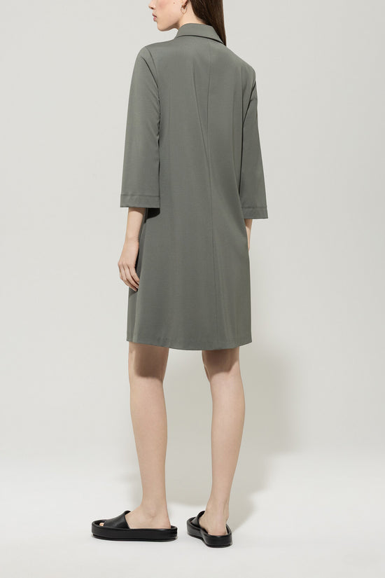 Luisa Cerano jersey midi dress khaki 728608