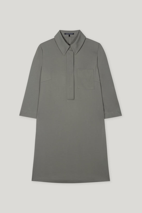 Luisa Cerano jersey midi dress khaki 728608