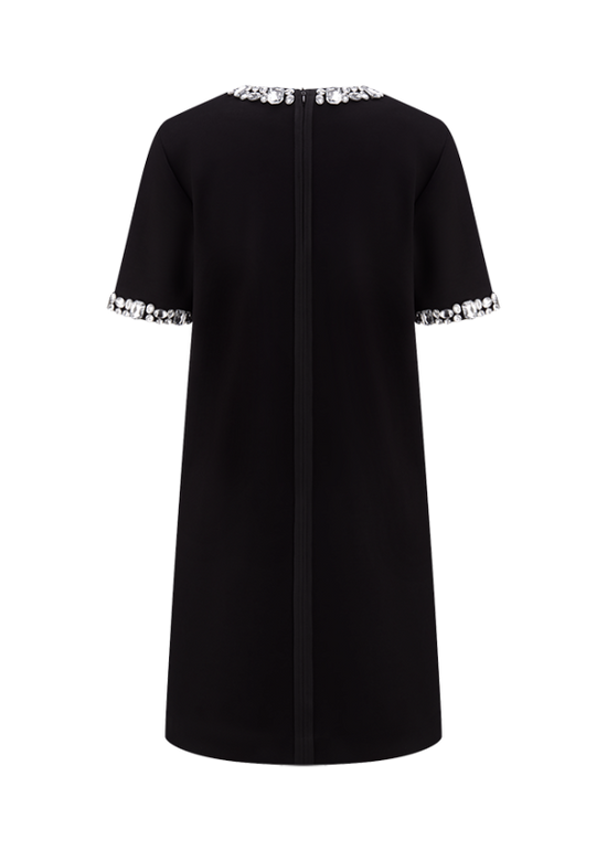 Riani Black Dress with Glitter Details