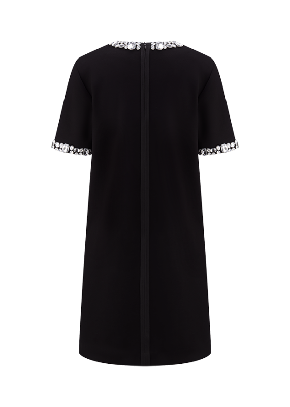 Riani Black Dress with Glitter Details