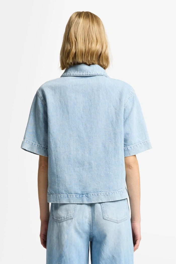 7 For All mankind denim polo shirt 7U025U03